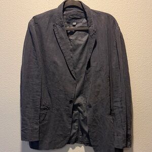 John Varvatos Charcoal Gray Men's Blazer